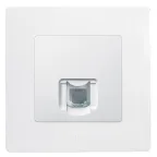 ETIKA Розетка телефонная RJ11 белая