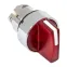 Механизм переключателя исполнительный ХB4 красный на 2 положения возвратный без фиксации с подсветкой с короткой ручкой PROxima