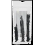 Набор хомутов 2,5х100, 2,5х150, 2,5х200 чер. (75шт/упак)