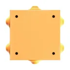 Коробка стальная FS с кабельными вводами и клеммниками IP55 150х150х80мм 6р 450V 32A 10мм.кв нерж.контакт