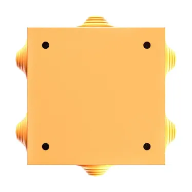 Коробка стальная FS с кабельными вводами и клеммниками IP55 150х150х80мм 6р 450V 32A 10мм.кв нерж.контакт