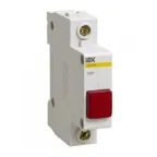 Лампа сигнальная DIN 1P красная матрица ЛС-47М