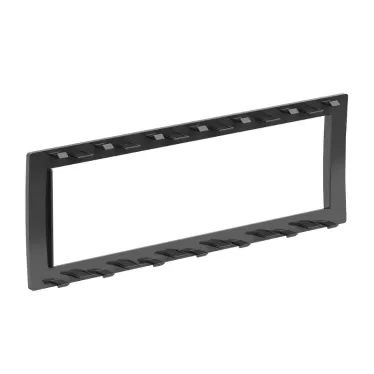 BRAVA Рамка 6 модулей универсальная черная