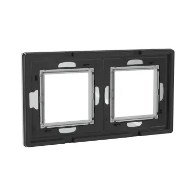 Рамка из алюминия, ''Avanti'', серая, 4 модуля