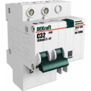 Выключатель автоматический дифференциальный (АВДТ) 2п 32А 100мА 4.5кА АС С ДИФ-101