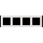 Valena LIFE Рамка 4 поста жемчуг универсальная