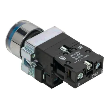 Кнопка BW61 с подстветкой 24В синяя NO PROxima