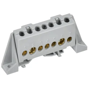 TEKFOR Шина L фаза в комбинированном DIN-изоляторе Стойка 8х12-7-Ср IEK