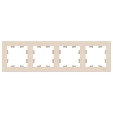 Рамка четырехпостовая ATLASDESIGN универсальная бежевый