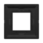 Рамка из металла, ''Avanti'', черная, 2 модуля