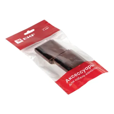 Заглушка (40х16) (4 шт) Plast под темное дерево