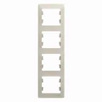 GLOSSA рамка 4-постовая вертикальная молочный