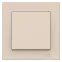 Выключатель одноклавишный ATLASDESIGN схема 1 10АХ в сборе бежевый
