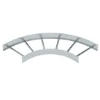 Угловая секция 90° лестничного лотка 110х500 мм R-500 мм