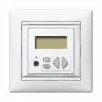 VALENA Рамка 1 пост горизонтальная белая