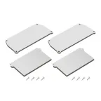 Комплект торцевых заглушек для профиля Flod бел. DENKIRS DK5852-WH