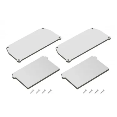 Комплект торцевых заглушек для профиля Flod бел. DENKIRS DK5852-WH