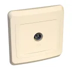 ЭТЮД Розетка телевизионная TV 0.7дБ скрытая бежевая