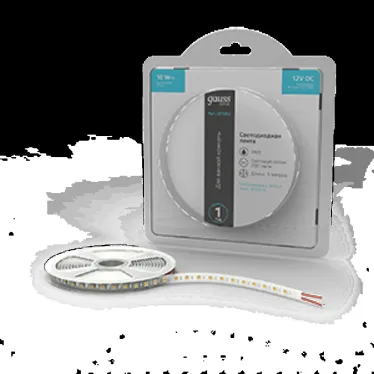 Лента светодиодная LED 5050/60-SMD 10 Вт/м 700 лм/м 4000К DC 12В IP65 10мм (блистер 5м) Basic Gauss