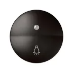 Клавиша с индикатором и пиктограммой свет для 75160-39, S88, коричневый