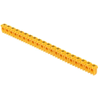 Маркер открытого типа KE 0,75-1,5мм2 символ 'W' (200шт/упак) IEK