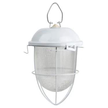 Светильник НСП 41-200-003 с решеткой Желудь сталь стекло IP54 E27 max 200Вт 185х345 белый