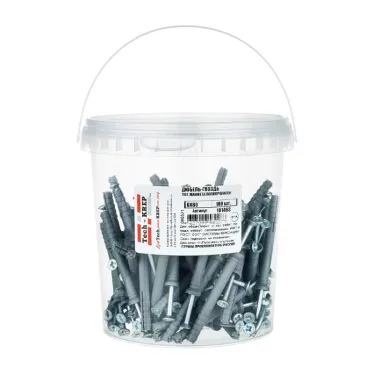 Дюбель-гвоздь 6х60 потайной бортик, полипропилен (100шт)