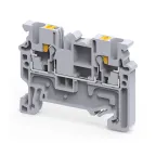 Клемма проходная 2,5 кв.мм push-in OptiClip CP-2,5-I-24A-(0,2-2,5)-серый