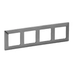 Valena LIFE Рамка 4 поста сталь универсальная