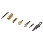 Паяльник с функцией выжигания + 6 насадок Лидер, жало Long life 230 В 30 Вт