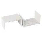 Соединитель (100х60) (2 шт) Plast Белый
