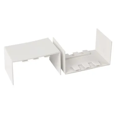 Соединитель (100х60) (2 шт) Plast Белый