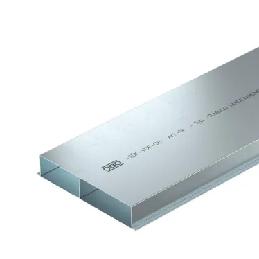 Кабельный канал для заливки в стяжку EUK 2000x250x48 мм (сталь)