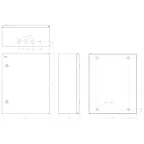 Корпус металлический SIMPLE ЩМПг-06 (500x400x175) IP54 У2 серый