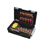 Набор инструментов для электромонтажника в кейсе, 78 предметов