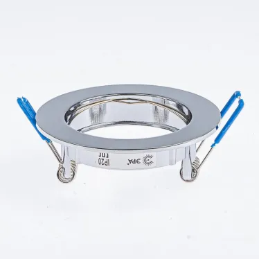 Светильник литой простой MR16,12V, 50W сатин никель KL1 SN