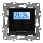 Терморегулятор универс.230В-Imax16А, Эра12, чёрный, 12-4111-06