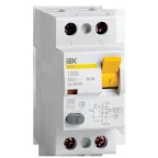 Выключатель дифференциального тока (УЗО) ВД1-63 2п 16А 100мА АС(Электромеханическое)