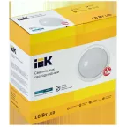 Светильник светодиодный ДПО 5050 18Вт 4000К IP65 круг белый IEK