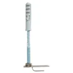 Держатель фасадный с крючком, L-100мм, NI PROxima