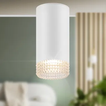 Светильник настенно-потолочный спот OL40 WH/CL MR16 GU10 IP20 белый, прозрачный