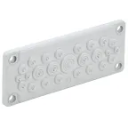 TITAN Ввод кабельный мембранный 25 отверстий d-5-26мм IP65 серый