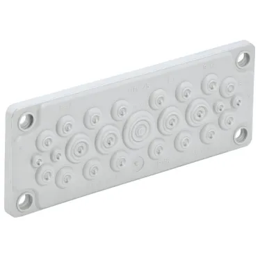 TITAN Ввод кабельный мембранный 25 отверстий d-5-26мм IP65 серый