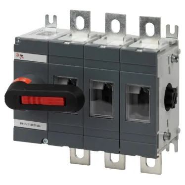 Выключатель-разъединитель ВНК-35-31130 PRO mvr20-3-160E 3П 160А с установленной фронтальной рукояткой управления