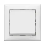 VALENA Рамка 1 пост горизонтальная белая