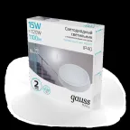 Светильник светодиодный ДБП 15 Вт 1100 лм 4000К AC 220В Белый IP40 круг D155х33мм Пластик ЖКХ с оптико-микроволновым датчиком движения HALL Gauss