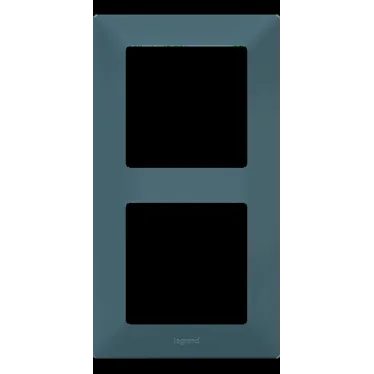 Valena LIFE Рамка 2 поста лазурь универсальная