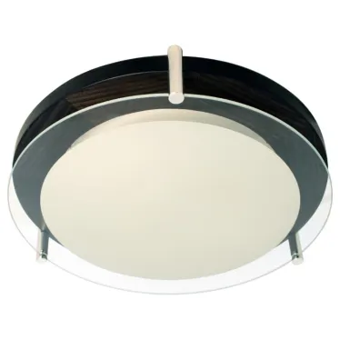 Светильник Полесье 300 НПБ 09-2х40-002 М95 белый корпус венге держатель хром ИУ