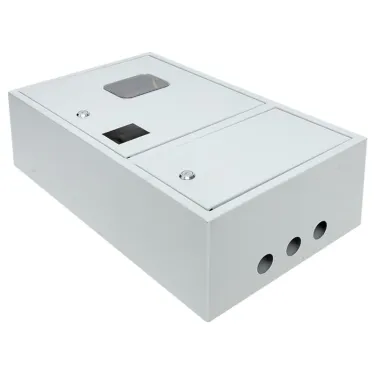 Щит учетно-распределительный навесной ЩУРн-3/15 с замком с окном IP31 БУР-3/15И