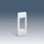 Рамка узкая с суппортом на один узкий модуль для скрытого монтажа, S82C, алюминий